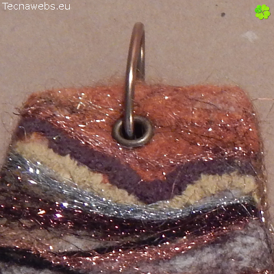 detalle arandela colgante geoda trapezoidal