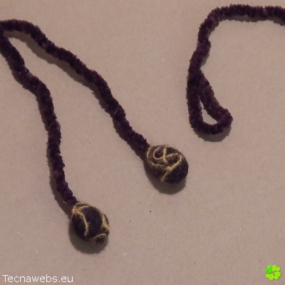 detalle broche colgante geoda