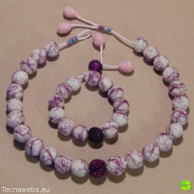 collar y pulsera perlados