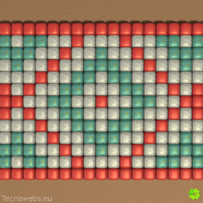 mosaico de 5 hilos