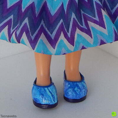 bajo y zapatos