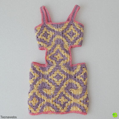 vestido plegado